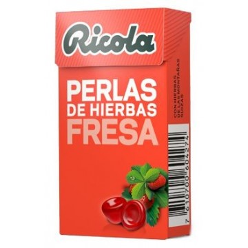 Ricola Perlas de Fresa Sin...