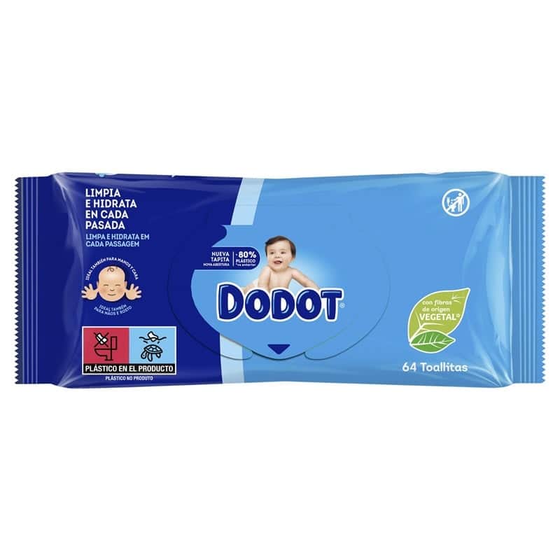 Dodot Toallitas DermoActive 64 unidades