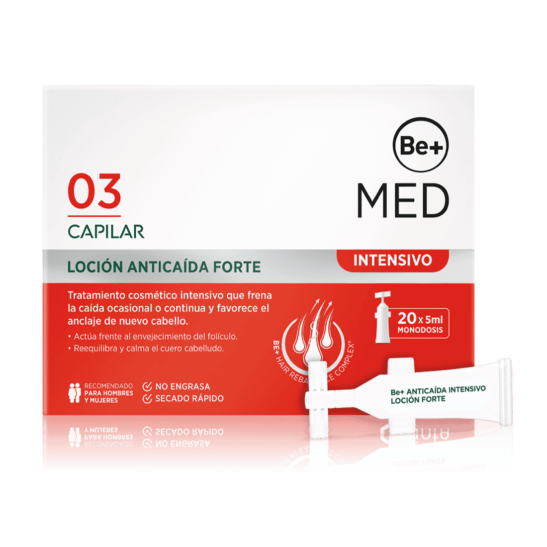 Be+ Anticaida Locion Forte 20x5ml