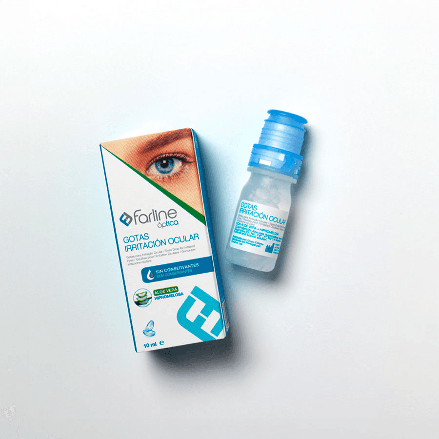 Farline Óptica Gotas Irritación Ocular Aloe Vera + Hipromelosa 10ml