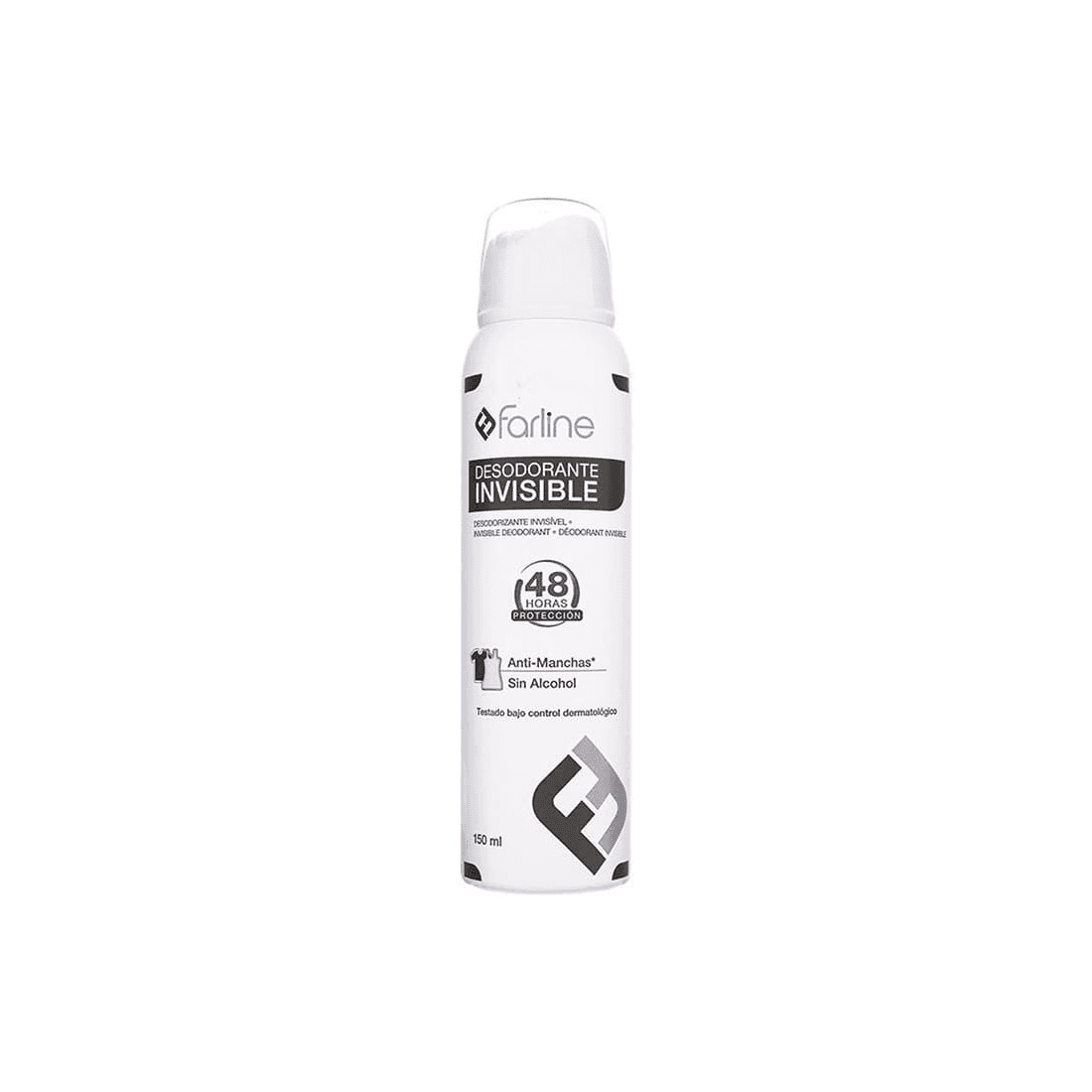 Farline Spray Desodorante Invisible Hombre 24H 150ml